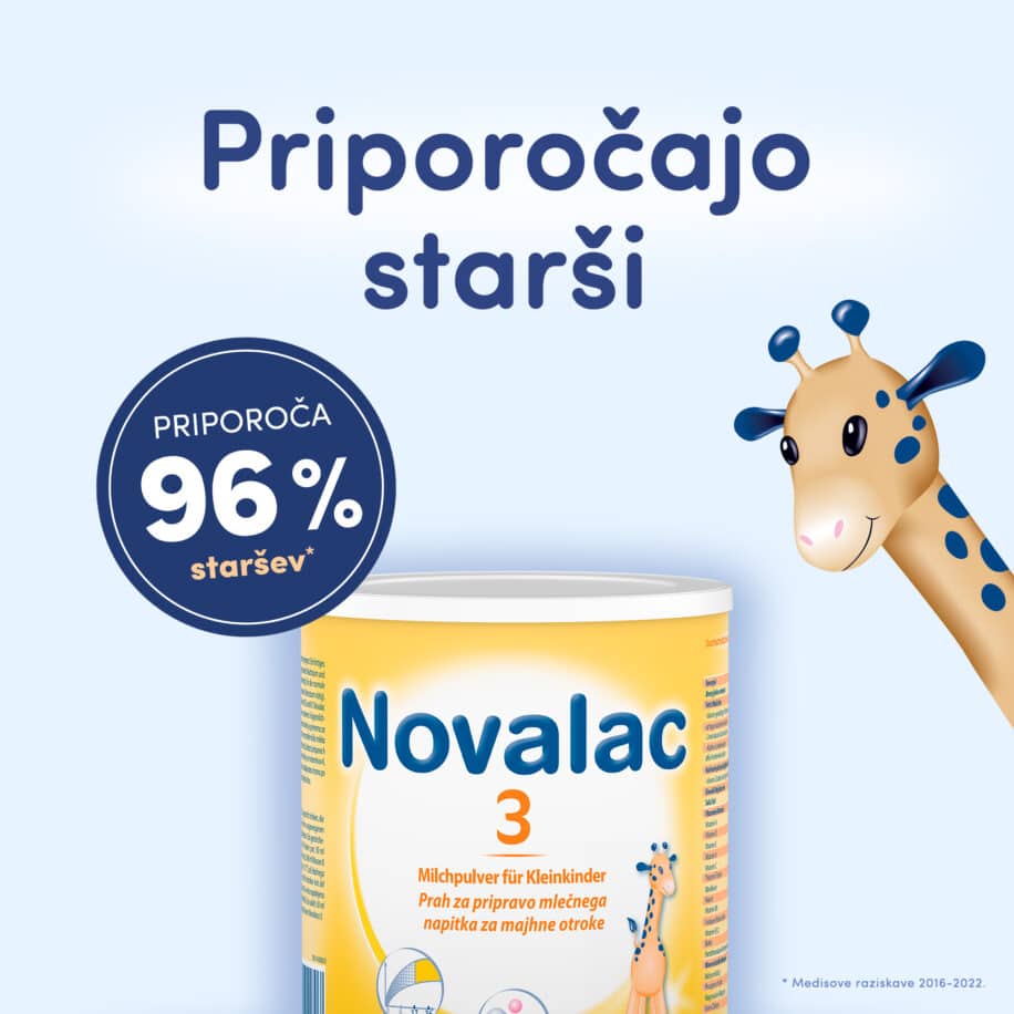 Starši priporočajo Novalac 3
