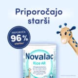 Starši priporočajo Novalac Rice AR