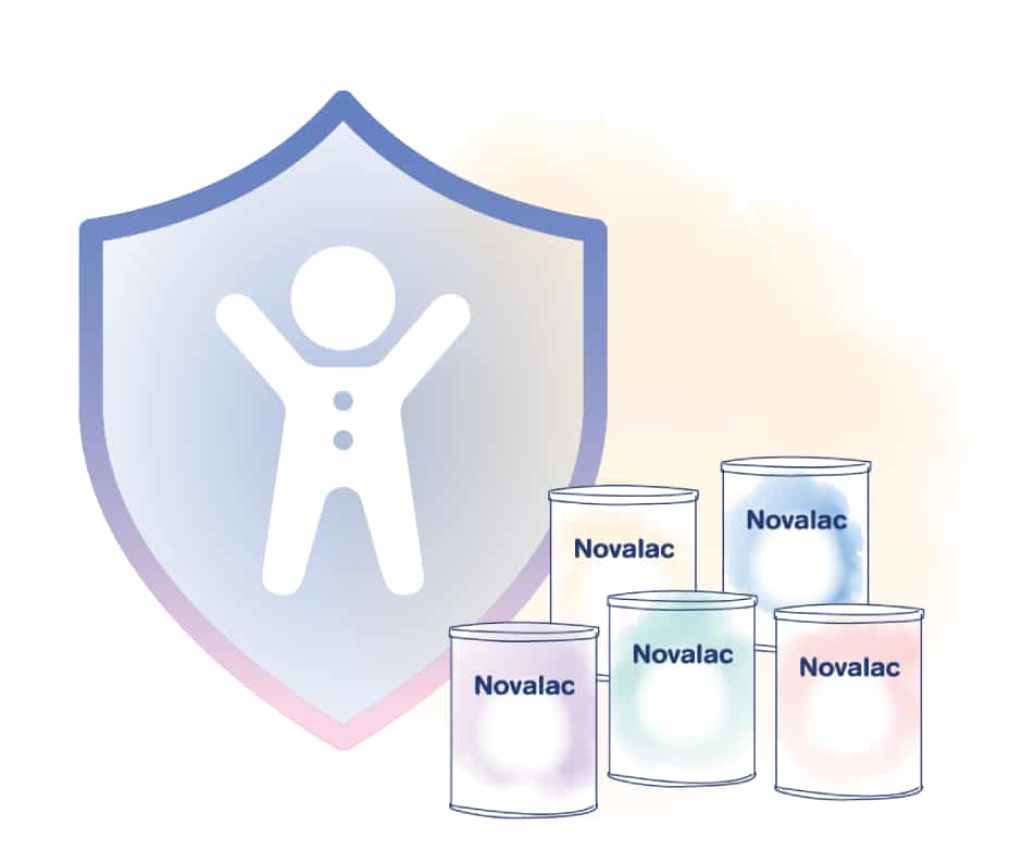 Izbor skrbno izbranega palmovega olja za zaščito dojenčka v Novalac formulah